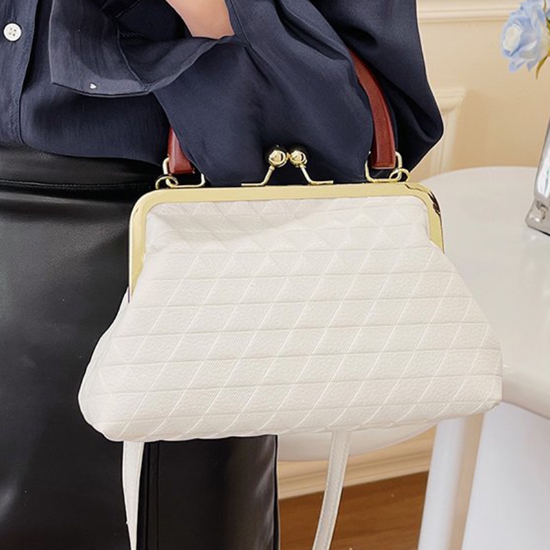 Túi Đeo Chéo Da pu Khóa Bên Mềm Thời Trang Cho Nữ