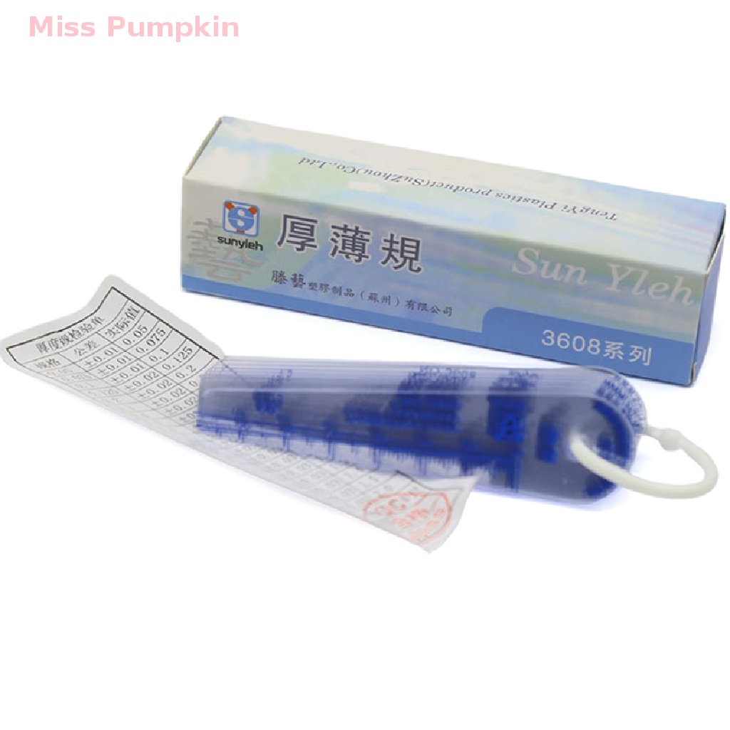 Thước Đo Đường Kính Dày Bằng Nhựa 0.05-1mm Chuyên Dụng