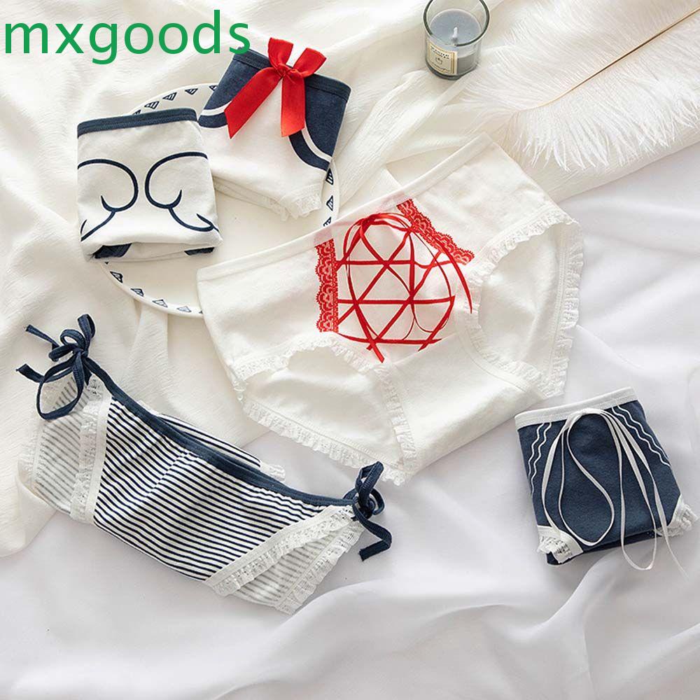 Quần Lót Từ Cotton Mềm Phối Ren Không Đường May Thoáng Khí Cho Nữ