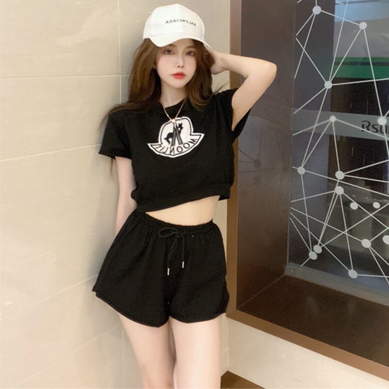 Jiashucheng Bộ Đồ Thể Thao Hai Mảnh Thời Trang Hàn Quốc Cho Nữ