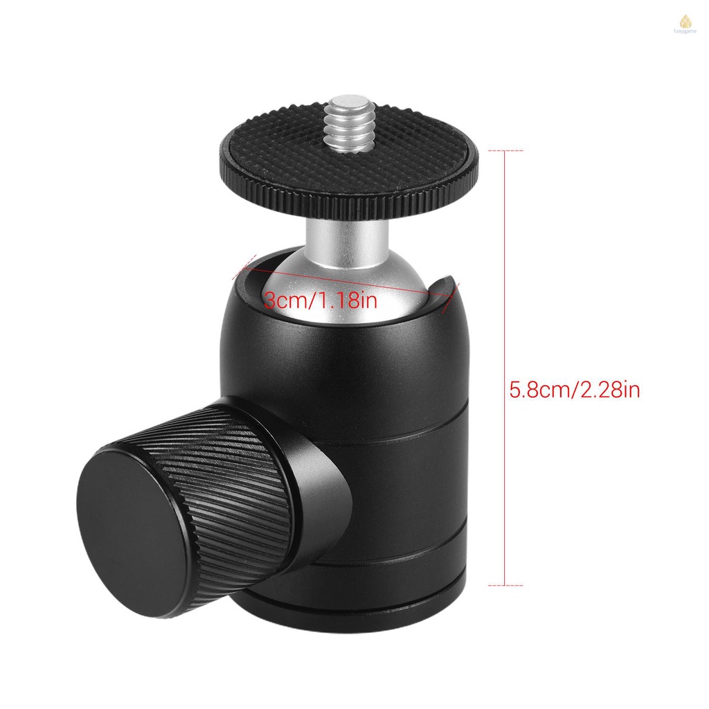 ANDOER Gậy Selfie Đầu Bi Xoay 360 Độ Tương Thích Với Giá Đỡ Ba Chân DSLR