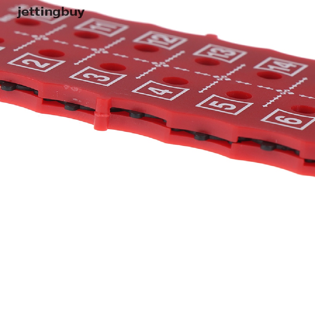 Thẻ đánh golf JETTING Qdddbuy ghi điểm cú đánh chỉ báo kèm móc khóa với 18 lỗ