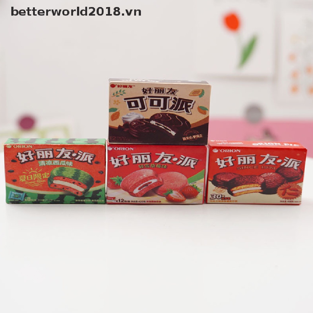Set 10 Hộp Bánh Snack Mô Hình DIY Cho Nhà Búp Bê 2018