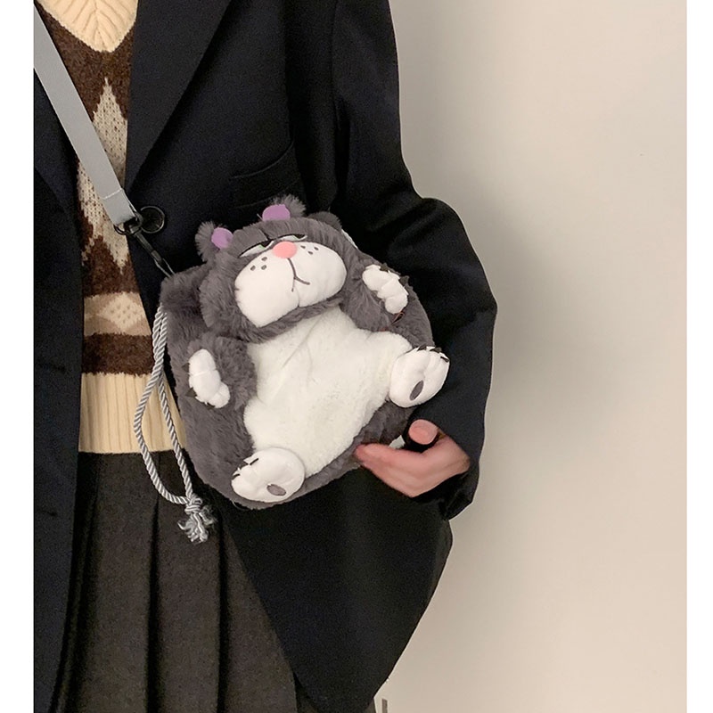 Túi đeo chéo TENDER AFTERNOONS dây rút họa tiết hoạt hình dễ thương