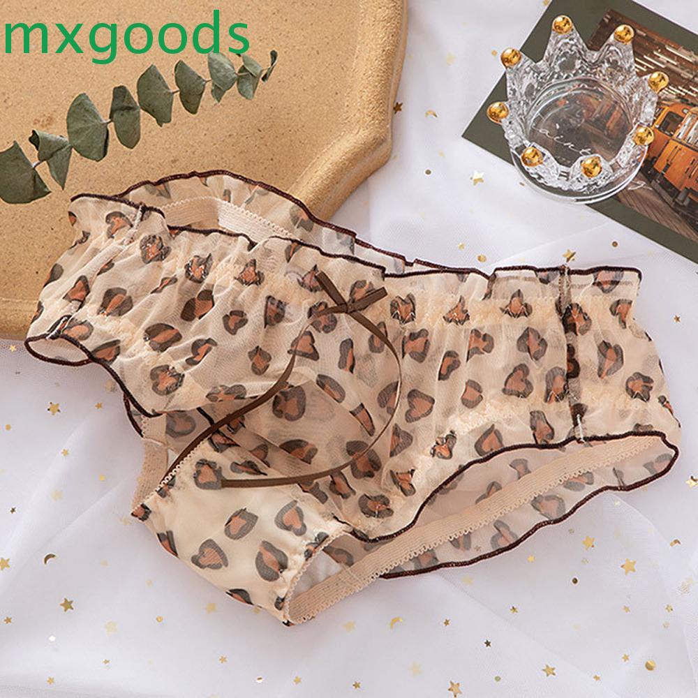 Quần lót phối ren họa tiết da báo phong cách quyến rũ cho nữ