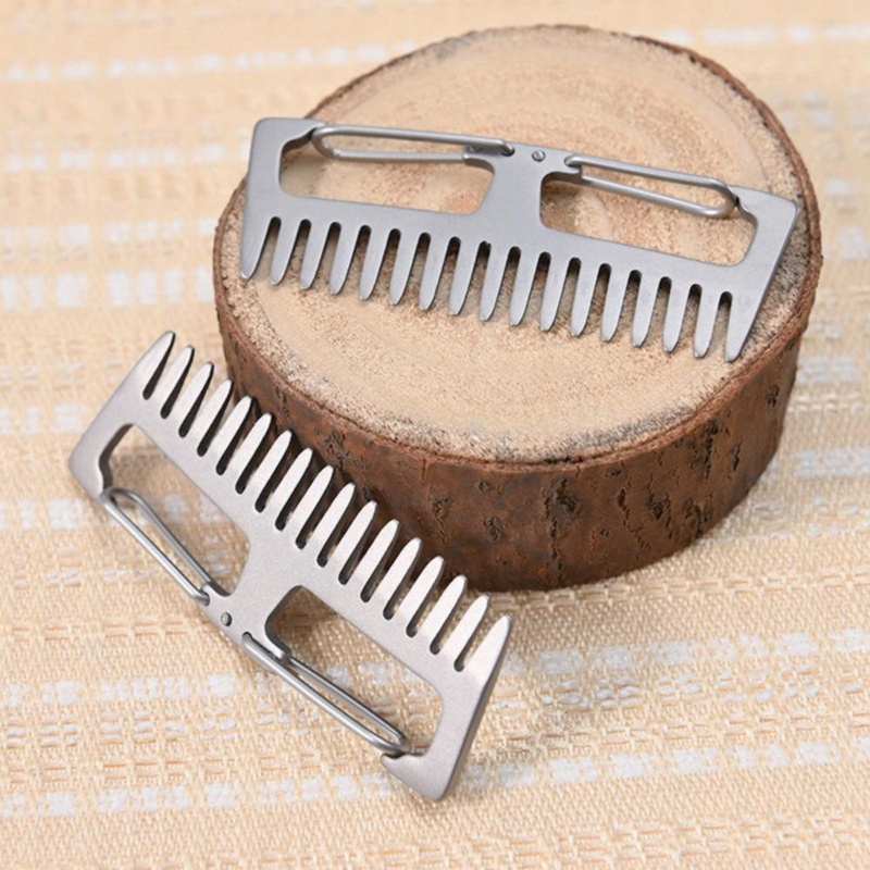 Lược Titan Mini Chống Tĩnh Điện Có Móc Treo Tiện Dụng