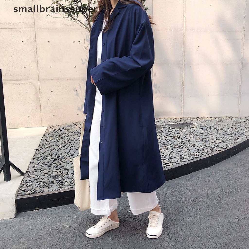 Áo Khoác Cardigan Tay Cánh Dơi Dáng Rộng Màu Trơn Thời Trang Xuân Thu Cho Nữ SBS