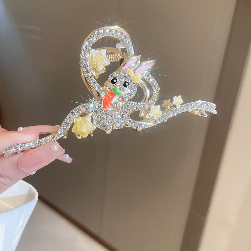 Kẹp Tóc Hình Cá Mập / Thỏ Thời Trang Cao Cấp Cho Nữ