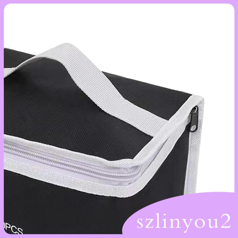 Túi Đựng Bút Đánh Dấu Bằng Vải Bạt Có Dây Kéo Cho Người Lớn