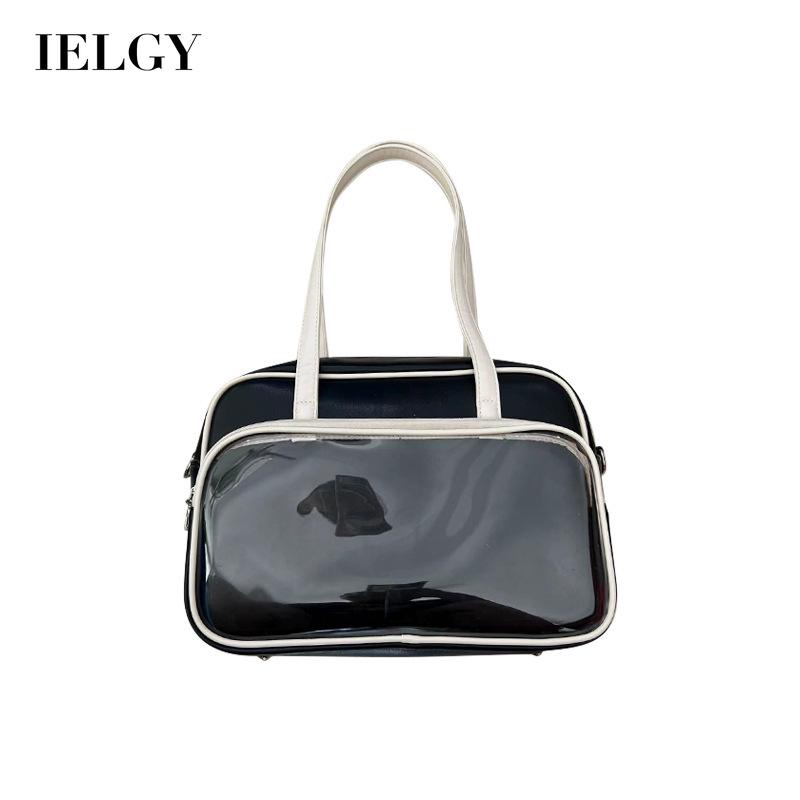 Ielgy Túi Xách Da Mềm Hình Vuông Sức Chứa Lớn Thời Trang Hàng Ngày Cho Nữ