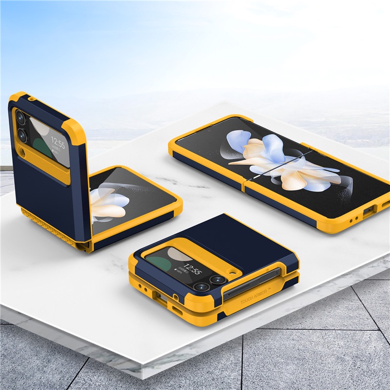 Ốp Điện Thoại Bảo Vệ Chống Rơi Chống Va Đập Cho samsung zflip4 zflip3 zflip5