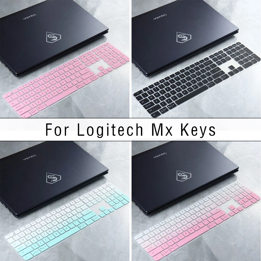 Clear Transparent Silicone Keyboard Cover Protectors for Logitech Craft Advanced MX Keys Keyboard F1QU