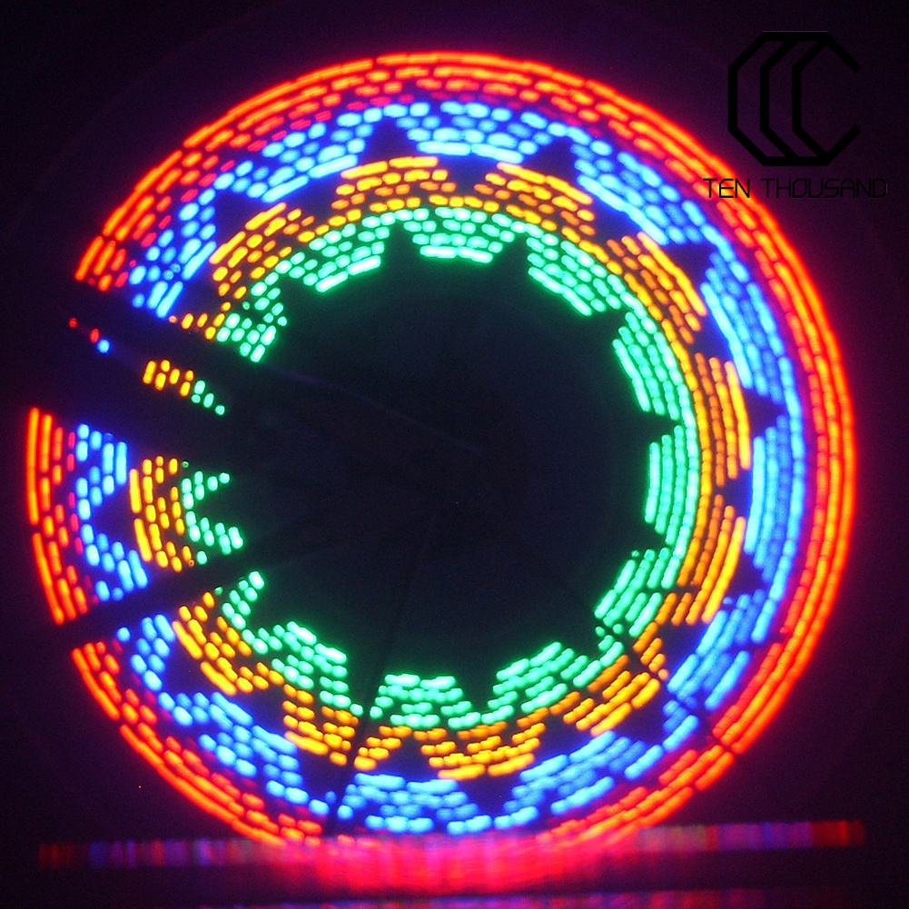 ❖Đèn Led 32 Bóng Nhiều Màu Gắn Căm Xe Đạp