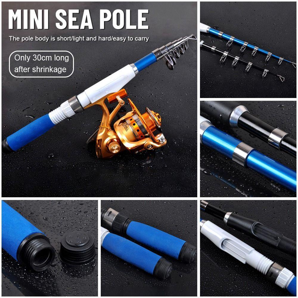 MUVAKO Cần Câu Cá Chất Liệu Carbon Cao Cấp 1.1m 1.3m 1.5m 1.7m 2.1m