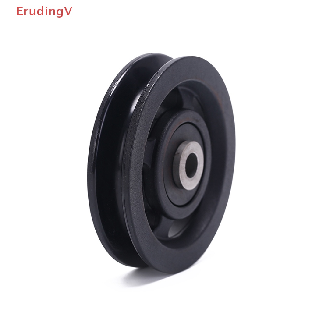 1 Bánh Xe Ròng Rọc Lõi Sắt Màu Đen 90mm Chống Mòn Dùng Để Tập Gym [Mới] [Mới]