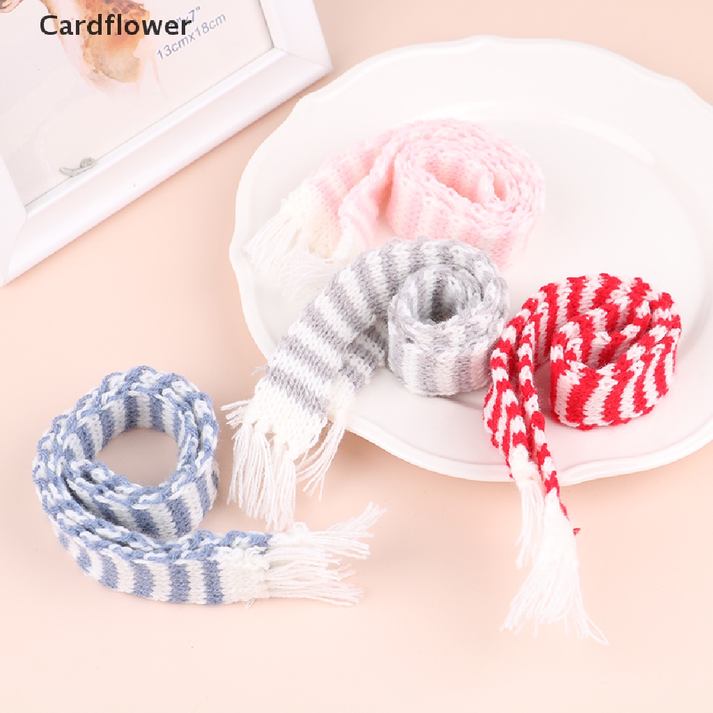 Bộ Phụ Kiện Trang Phục Đan Khăn Choàng Cho Búp Bê Tỉ Lệ 1 / 6