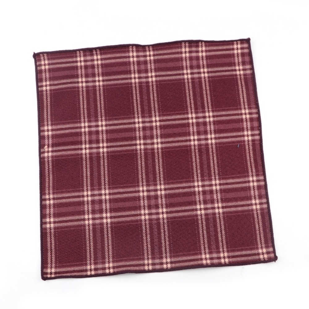 Khăn Tay Cotton Họa Tiết Sọc Vintage Cho Nam