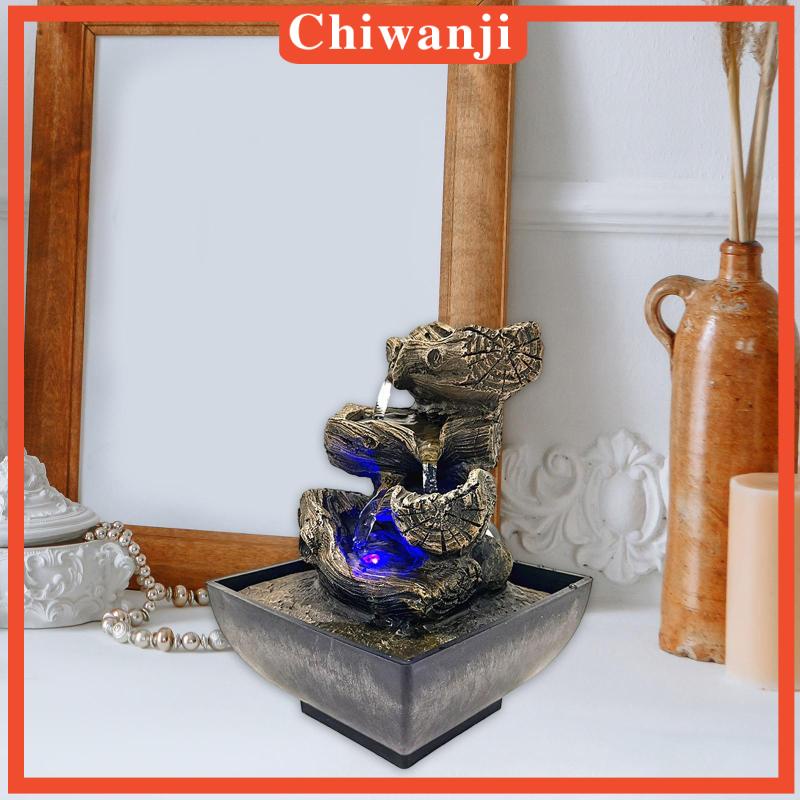 Đài Phun Nước Để Bàn Có Đèn LED Độc Đáo