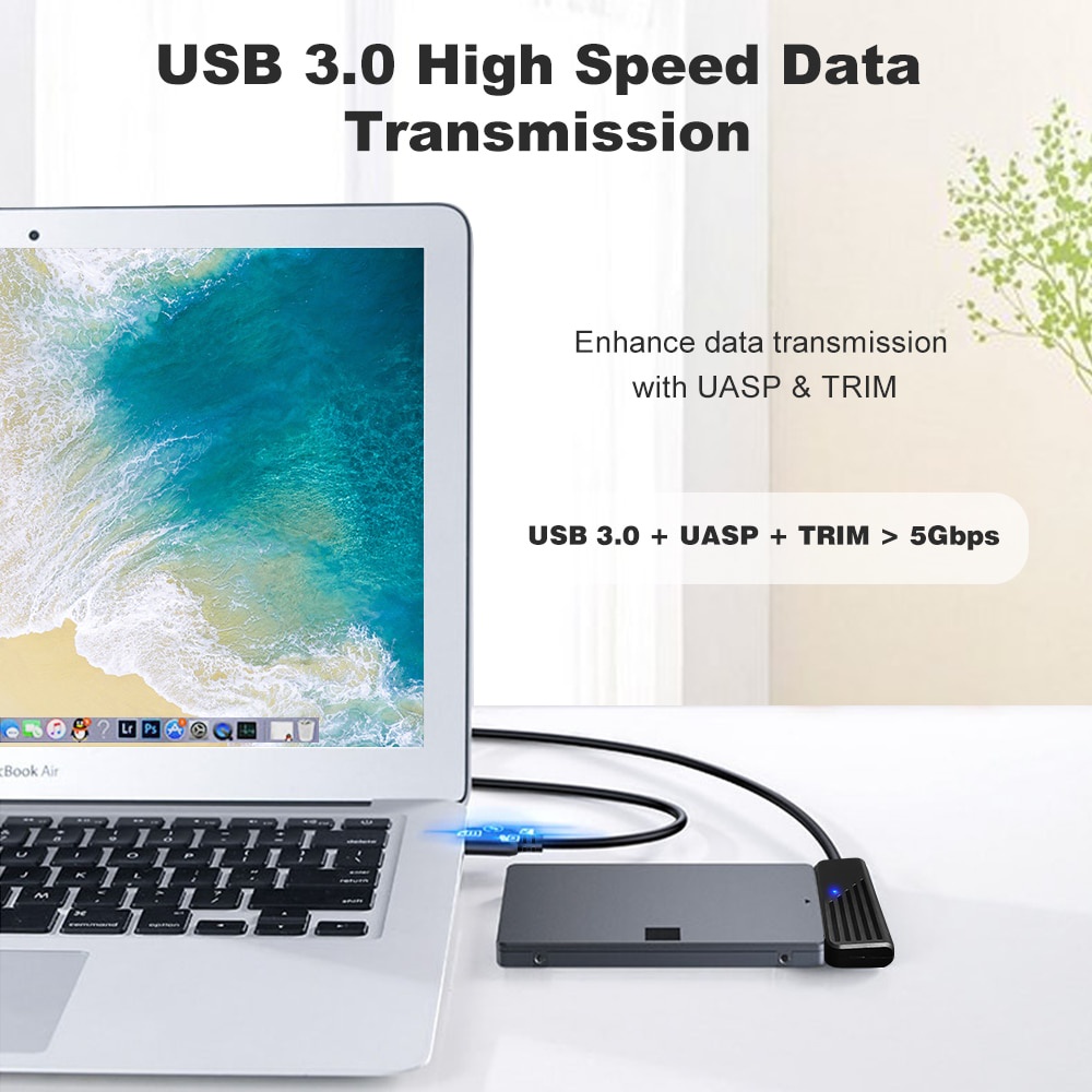 Cáp ChuyểN Dữ LiệU TốC Độ Cao SATA Sang USB 3.0 5Gbps Cho HDD SATA 2.5 Inch