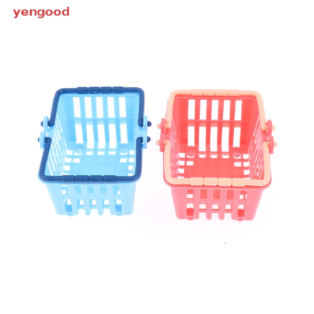 Mô Hình Giỏ Mua Sắm Đồ Chơi Mini Dành Cho Nhà Búp Bê