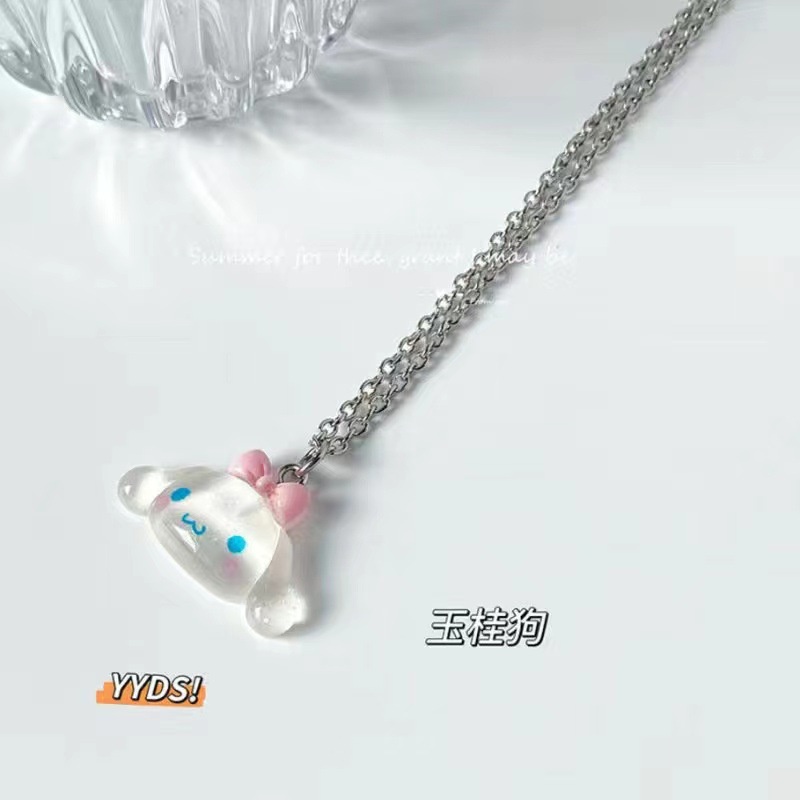 Vòng cổ Hợp Kim Mặt Hình Cún Sanrio Thời Trang Cho Nữ