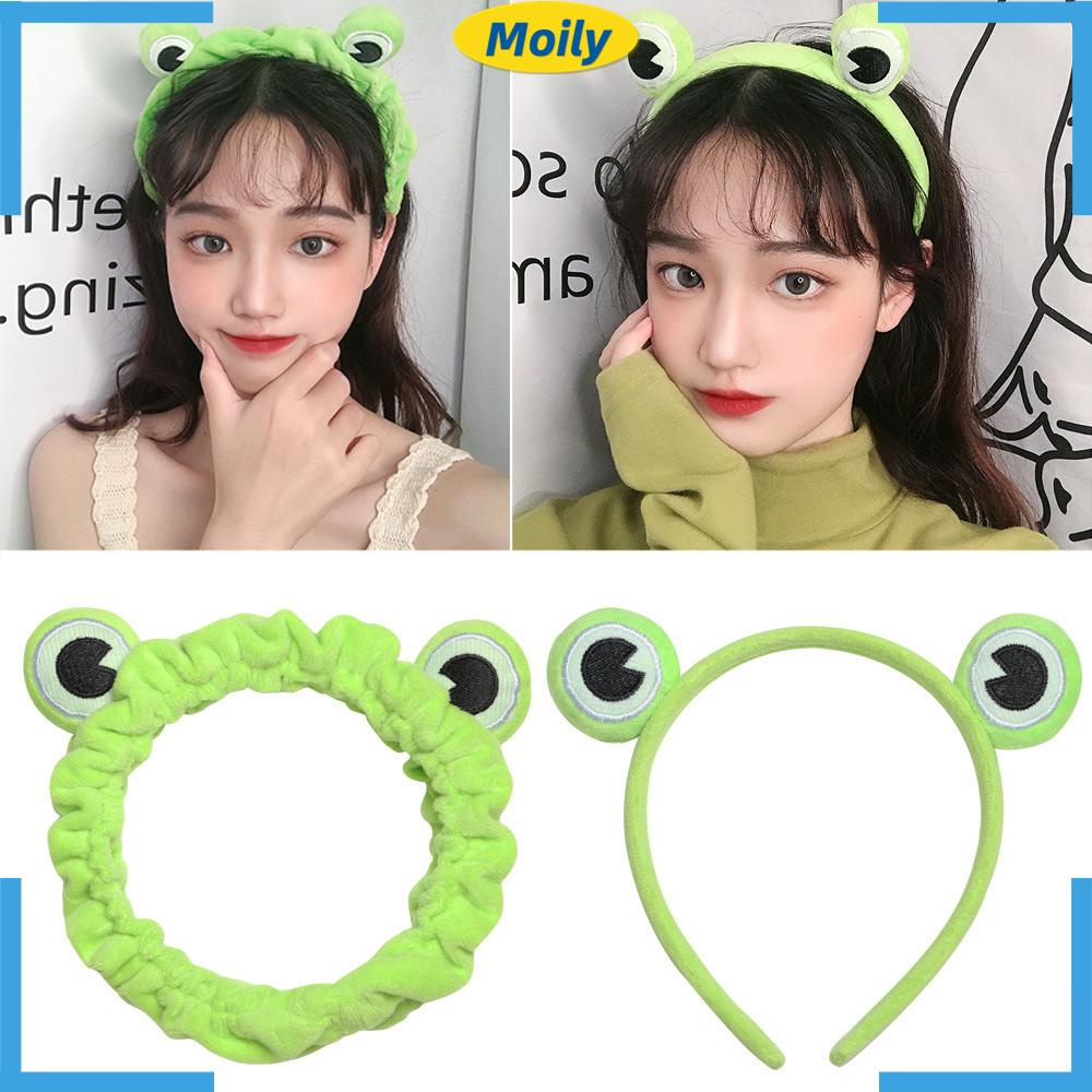 Băng đô rửa mặt hình chú ếch vui nhộn thiết kế cho nữ