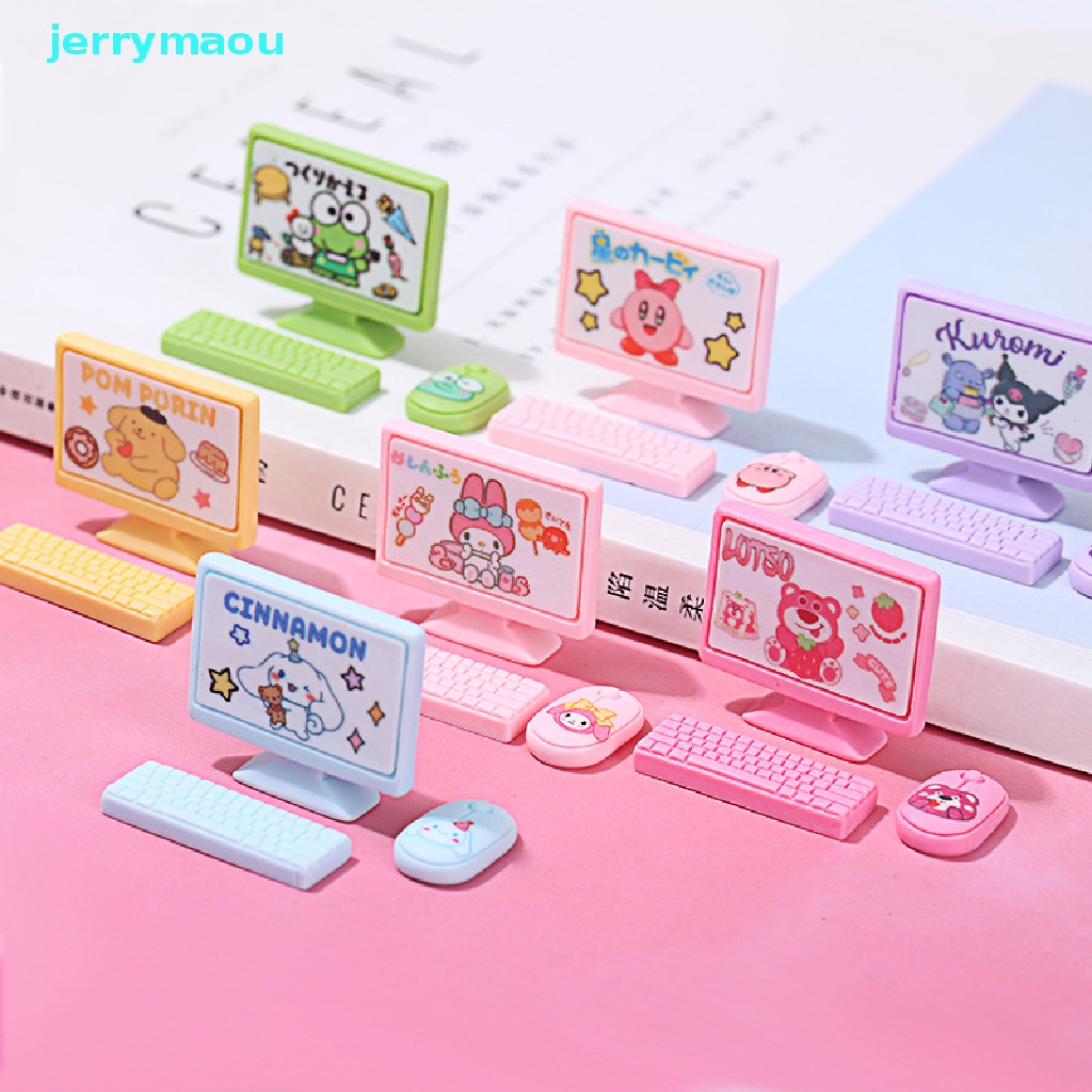 Bộ Bàn Phím + Chuột + Đồ Chơi Trang Trí Nhà Búp Bê