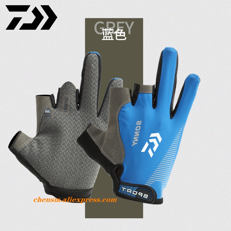 Găng Tay Daiwa Năm 2023 Bằng Cotton Chống Trượt Chống Nước Dùng Câu Cá / Leo Núi