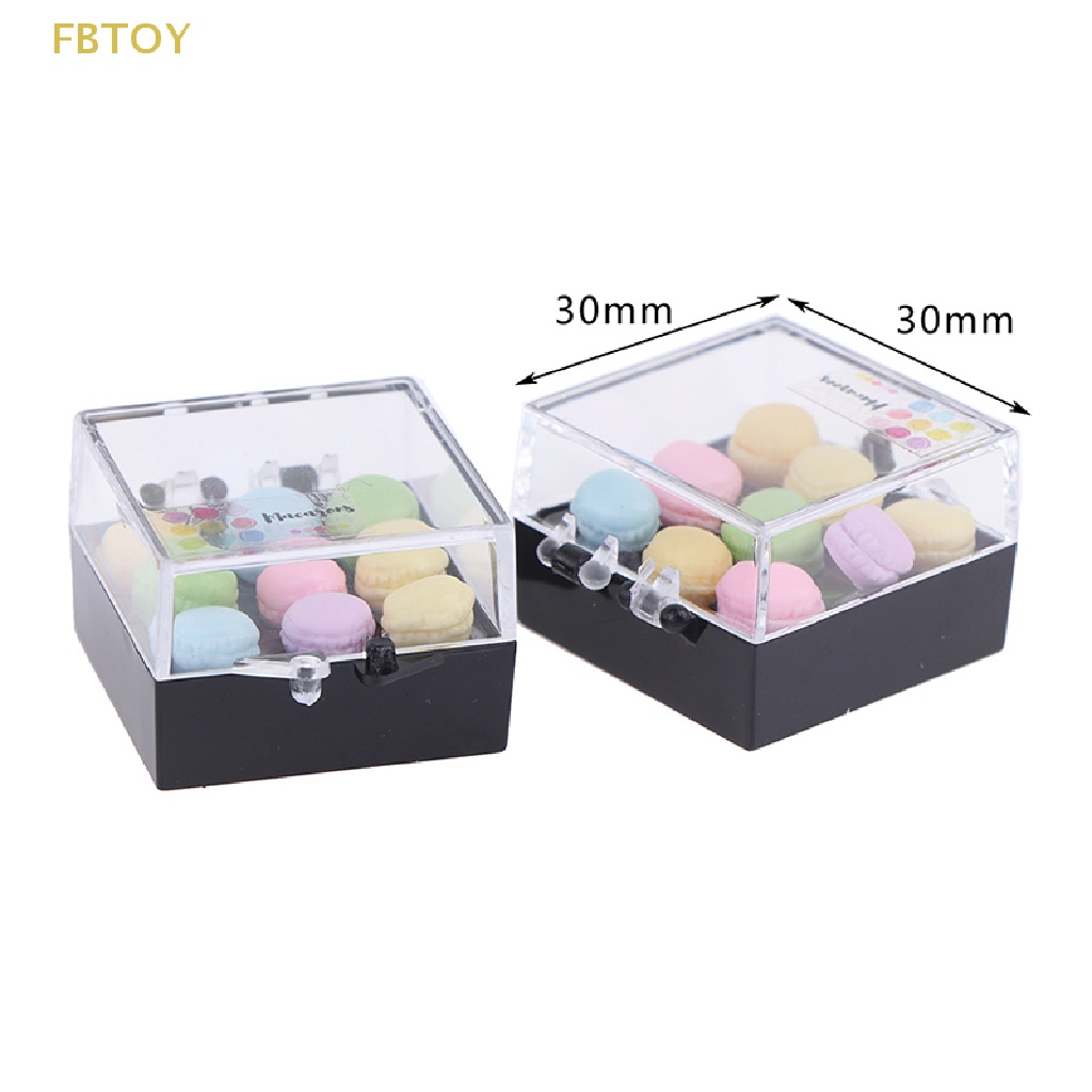 1 Bộ Mô Hình Bánh Macaroon Tỉ Lệ 1: 12 Trang Trí Nhà Búp Bê