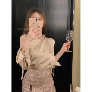 Set Áo Trễ Vai + Quần Short Lưng Cao Thời Trang Dành Cho Nữ