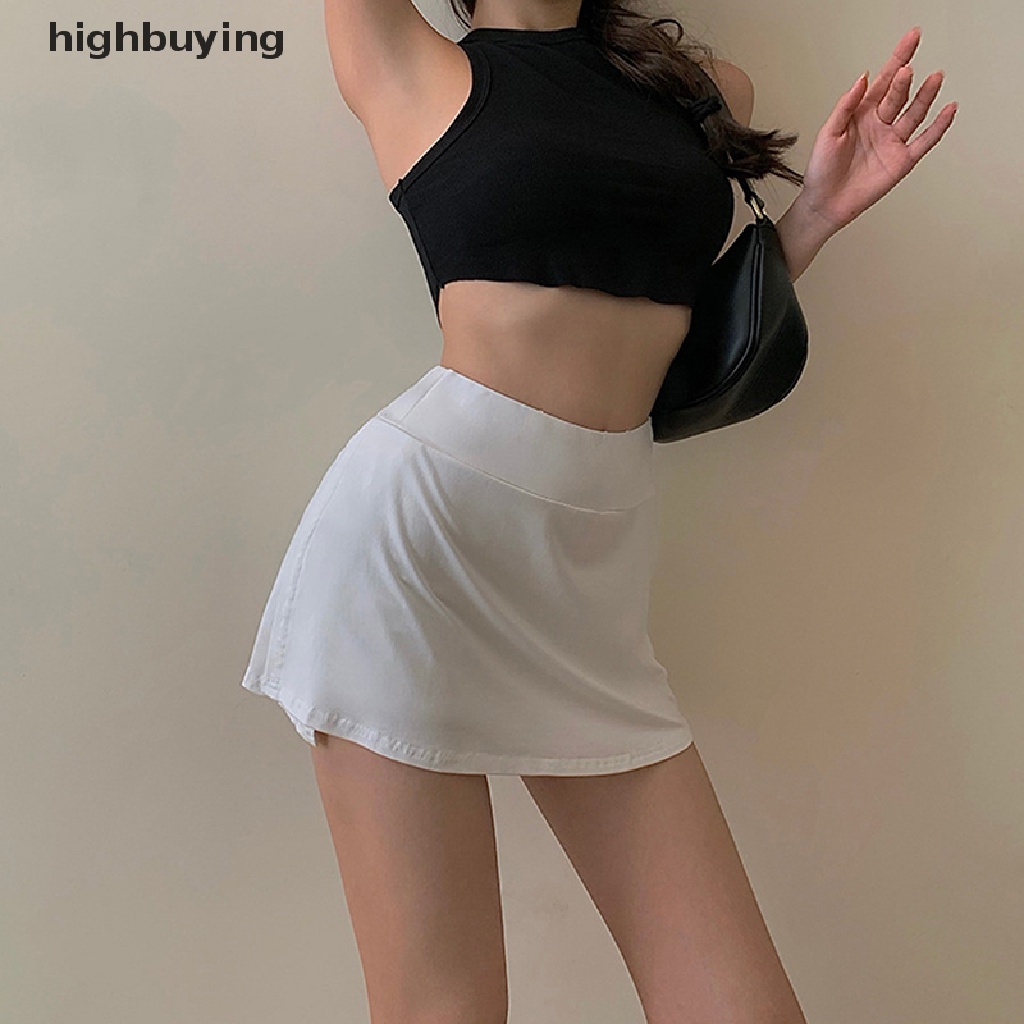 Chân Váy Chữ A Lưng Cao Thời Trang Mùa Hè Quyến Rũ Cho Nữ Y2K