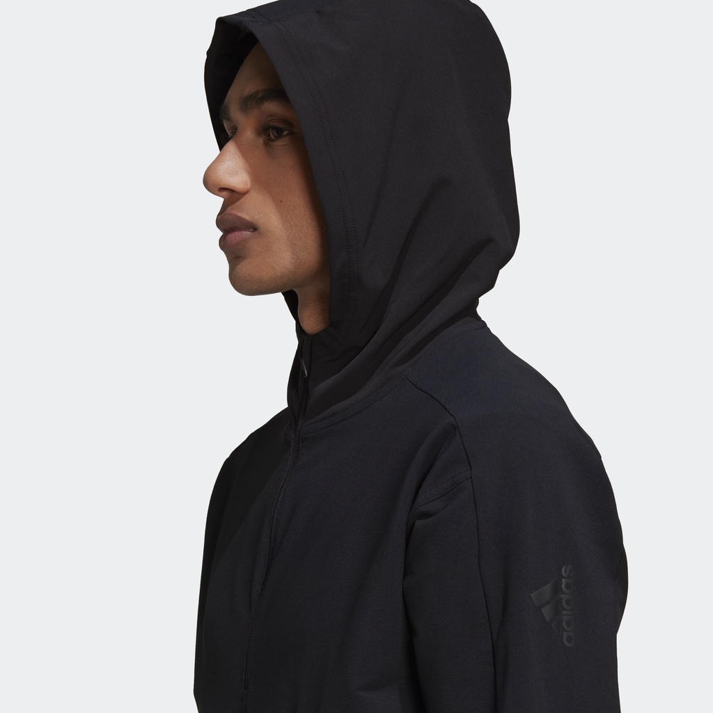 Adidas Tập luyện Áo Hoodie Khóa Kéo Lửng Tập Luyện Cordura Nam Đen HD3519