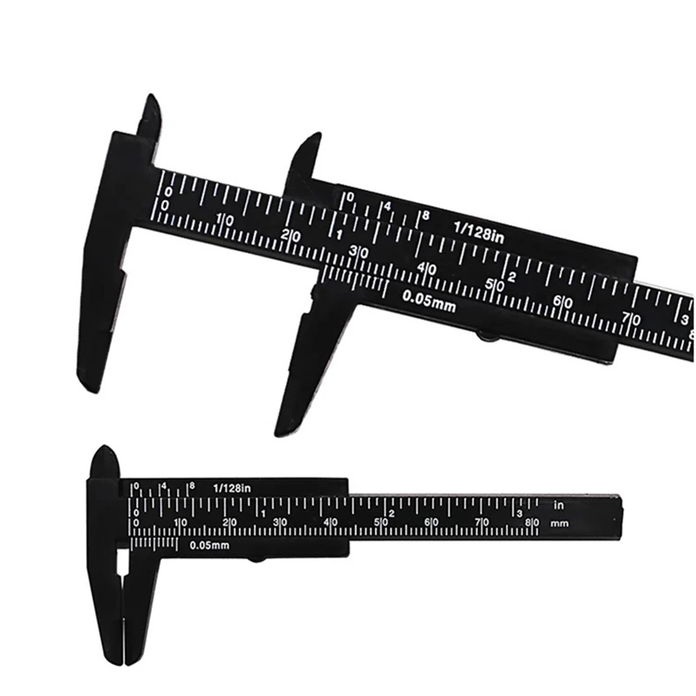 Thước Cặp Cơ Khí Bằng Nhựa Mini 80mm 80mm Chuyên Dụng