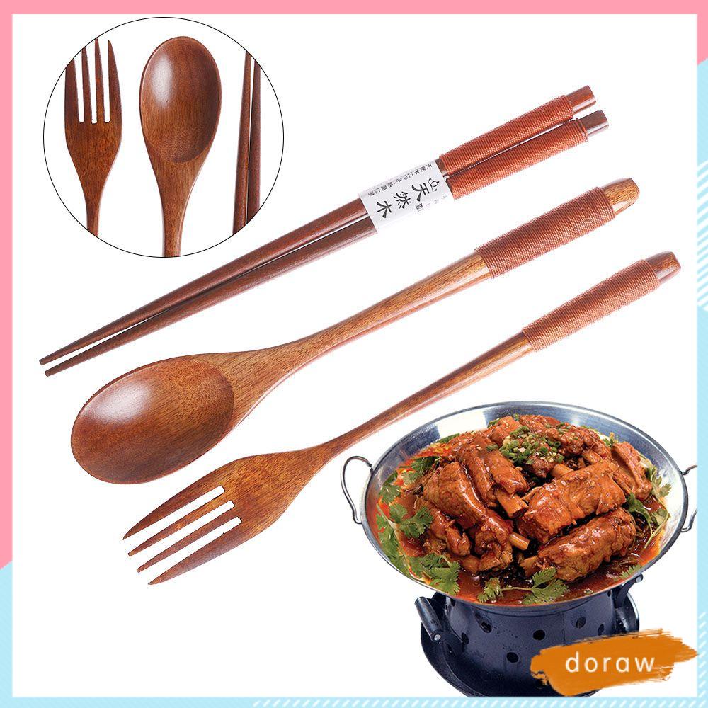 Bộ Muỗng Đũa Nĩa Tự Nhiên Handmade Du Lịch Tiện Lợi