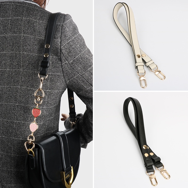 Dây Da Đeo Chéo Một Bên Vai Màu Trơn Điều Chỉnh Được Giảm Căng Thẳng