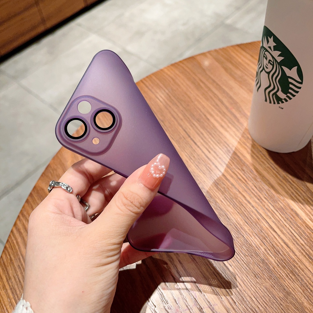 Ultra Ốp Điện Thoại Tpu Dẻo Trong Suốt Siêu Mỏng Chống Rơi Cho iPhone 14 13 12 11 Pro Max