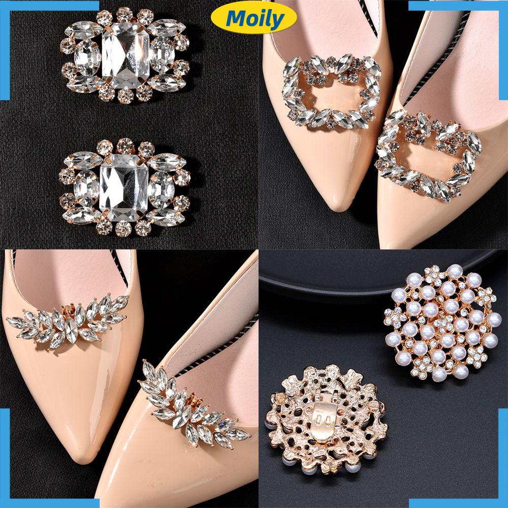 1pc Kẹp Trang Trí Giày|Giày Cao Gót Cô Dâu Đính Khóa Quyến Rũ Hợp Thời Trang
