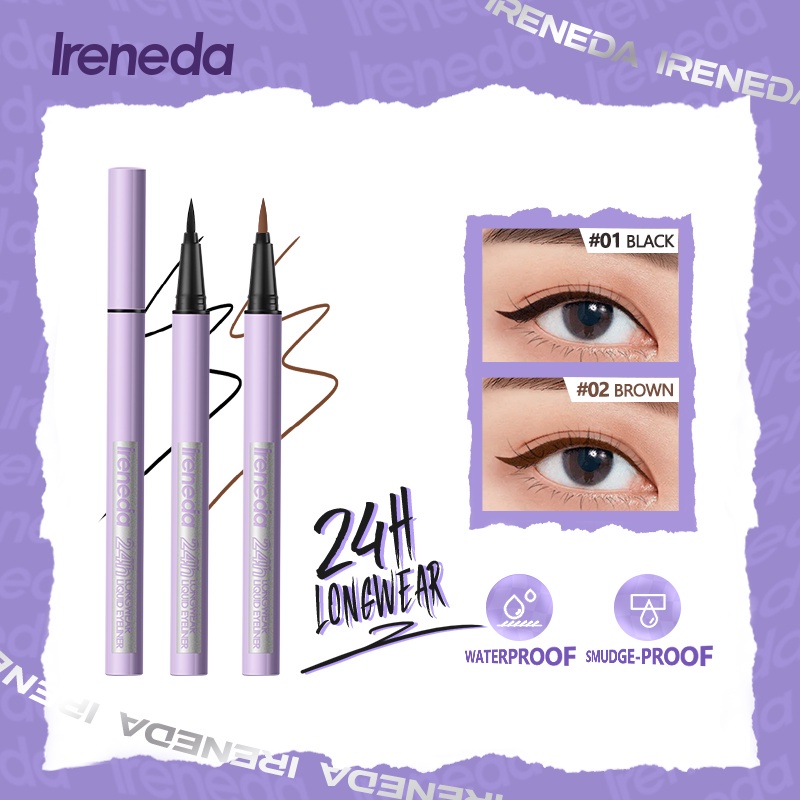 Ireneda Set 2 Sản Phẩm Gồm Mascara Và Bút Kẻ Mắt Chống Thấm Nước Lâu Trôi