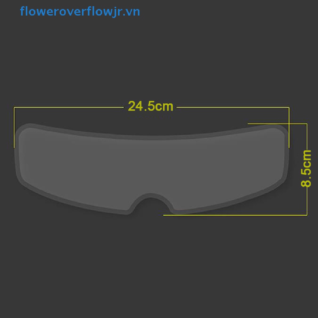 Phim Dán Bảo Vệ Mũ Bảo Hiểm Chống Sương Mù Thông Dụng Cho Xe Máy