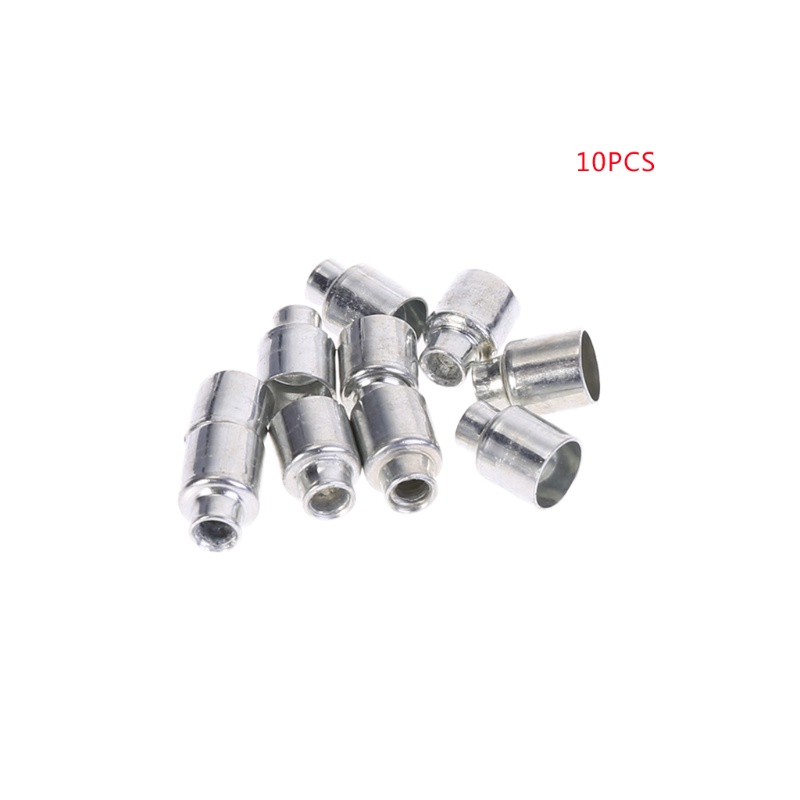 Bộ 10 Nắp Đậy Dây Phanh Xe Đạp Bằng Kim Loại Thay Thế Tiện Dụng Cho Hoạt Động Ngoài Trời