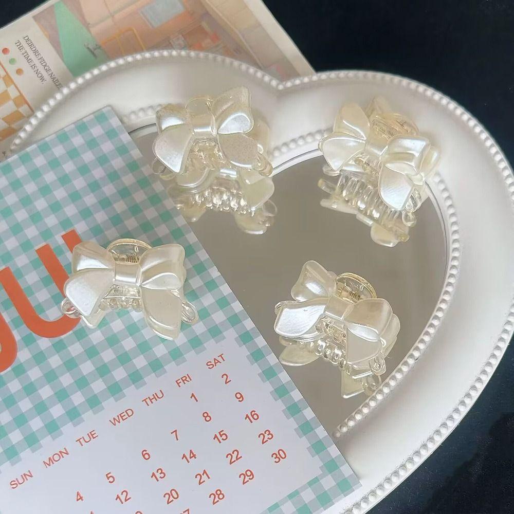 Kẹp Tóc Nơ Bằng Nhựa Dễ Thương Thời Trang Cho Bé Gái