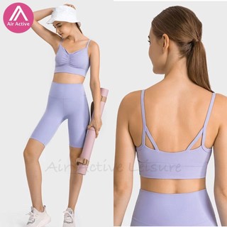 Airactive set đồ tập gồm bra tập thể thao + quần short thời trang cho nữ