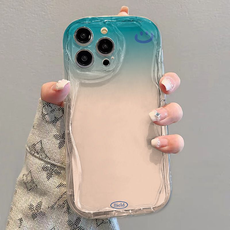 ✅Ốp Điện Thoại Mềm Trong Suốt Chống Sốc Viền Cong Hình Mặt Cười Cho iPhone14 / 13promax 12 / 11 7 / 8p xs / xr Kmf4f40 Kmf40