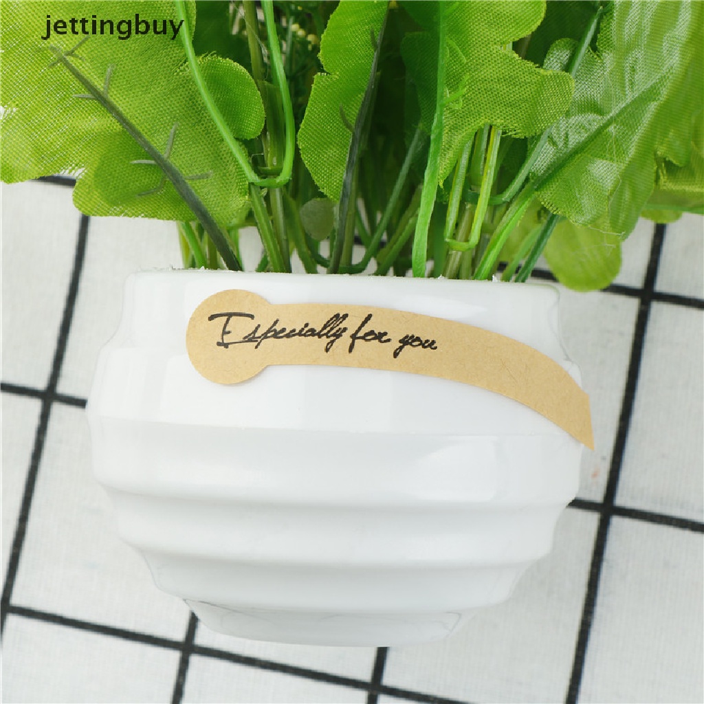 Bộ 200 Nhãn Dán Giấy Kraft In Chữ Especially For You Dùng Trang Trí Quà Tặng DIY