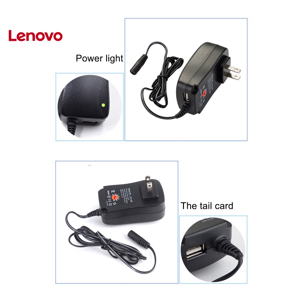 1 Bộ Điều Hợp Nguồn Điện Đa Năng 3-12V 30W AC DC Có Đèn Báo Giao Diện USB