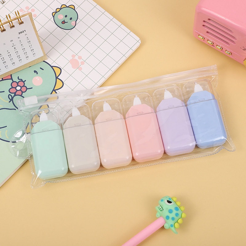 Set 6 Bút Xóa Kéo Nhỏ Gọn Tiện Lợi