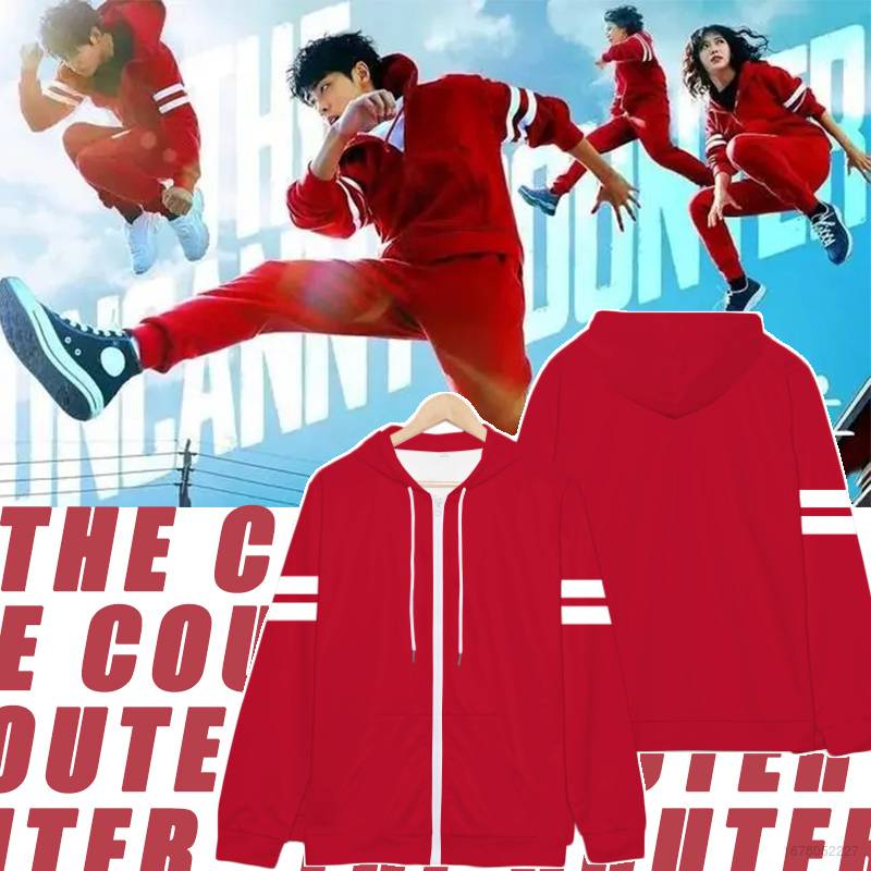 Bộ Đồng Phục Áo Khoác Hoodie Tay Dài Phối Quần Dài Hóa Trang Nhân Vật The Couter YT3 TY3