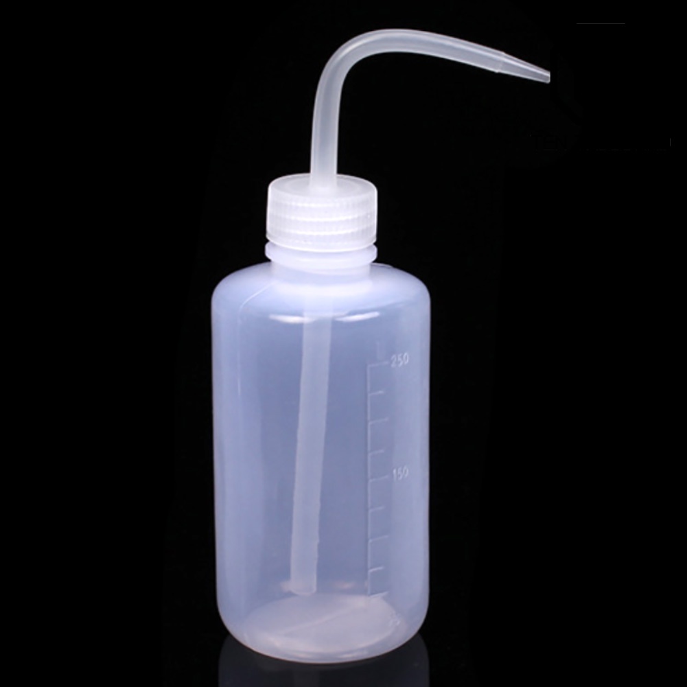 ☼250/500ml Portable Clear Non- Empty Tattoo Diffuser Wash Squeeze Bottle