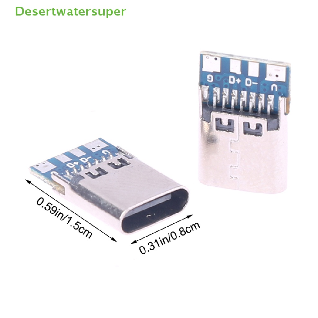Set 5 Dây Cáp Hàn Type-C 14P Với Bảng Mạch PCB