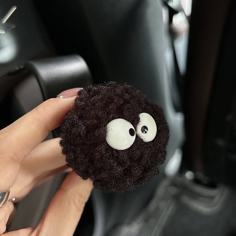 Xiaohongshu Wool Small Briquette Car Seat Back Hook Car Three-Dimensional Car Seat Back Chair Back Storage Decoration azvH